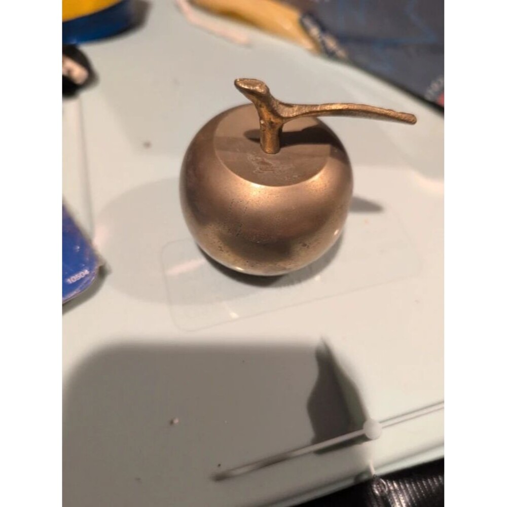 Vintage brass apple bell